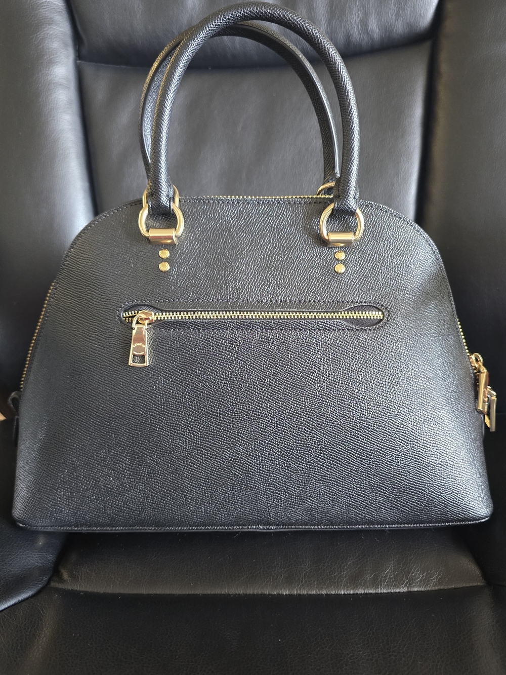 COACH - Katy Satchel / Black IM Signature Canvas - Picture 10 of 10